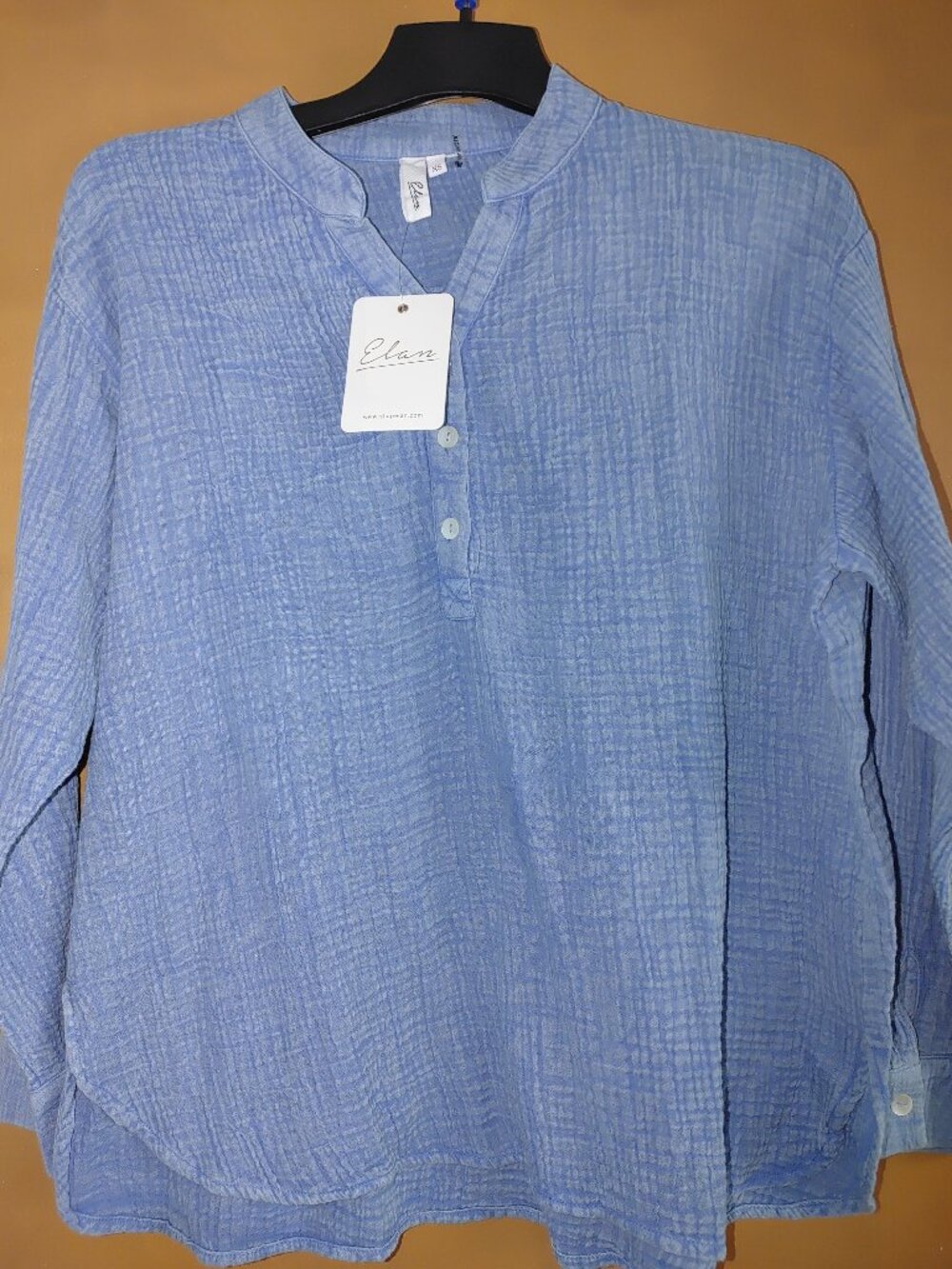 ELAN Woman's Long Sleeves Oversized Top Size XS NWT